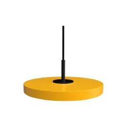 Asteria Micro Pendant, saffron yellow/black