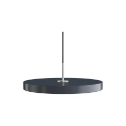 Asteria Plus Pendant, anthracite grey/steel