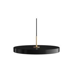 Asteria Plus Pendant, black/brass