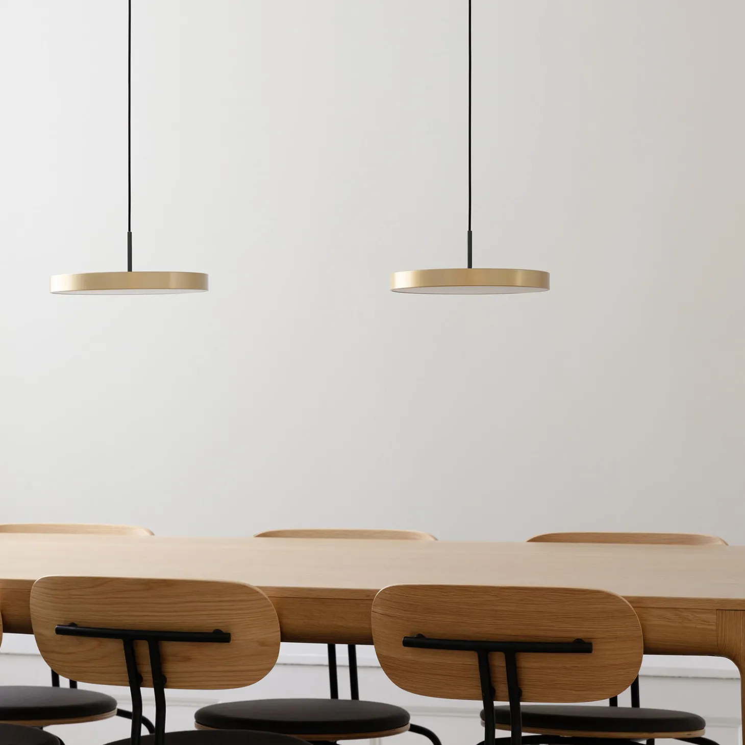 Asteria Plus Pendant, brass/black