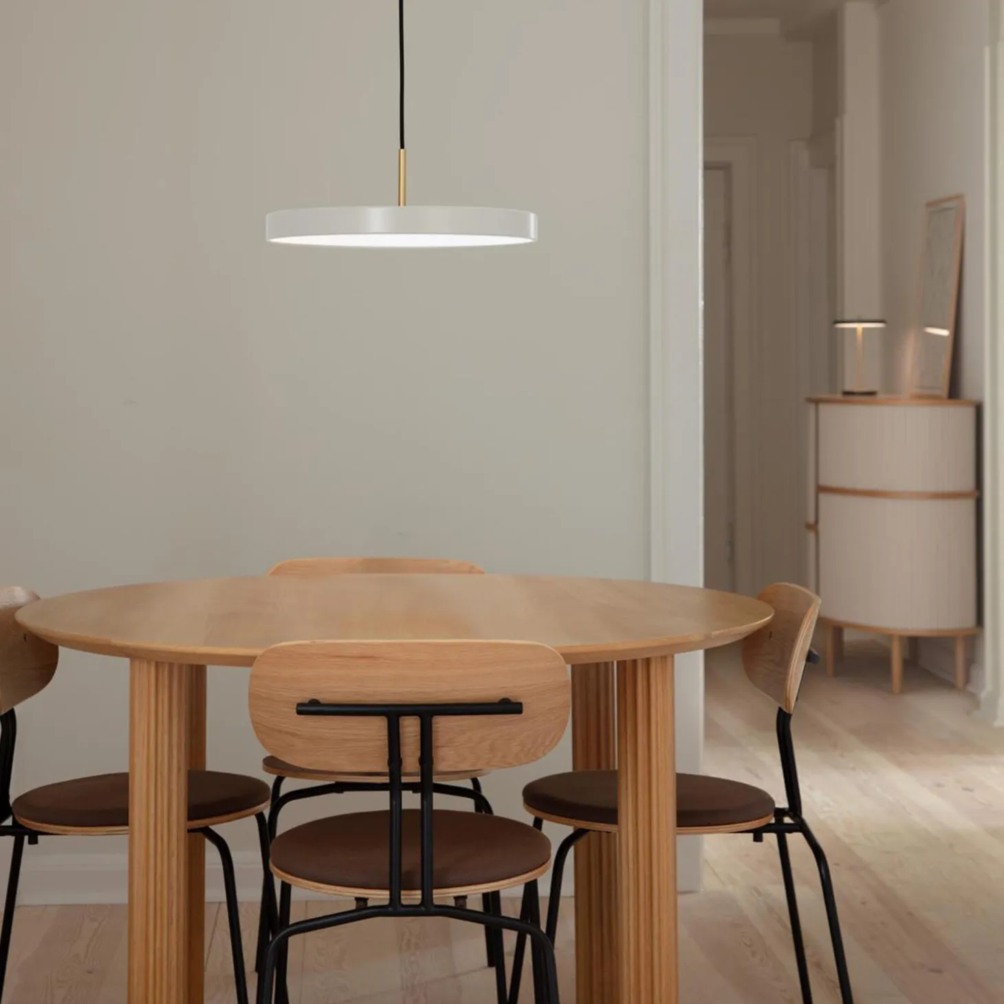 Asteria Plus Pendant, nuance mist/brass