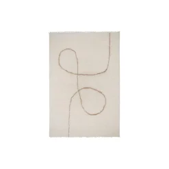 Astral Spiral gulvtæppe, camel