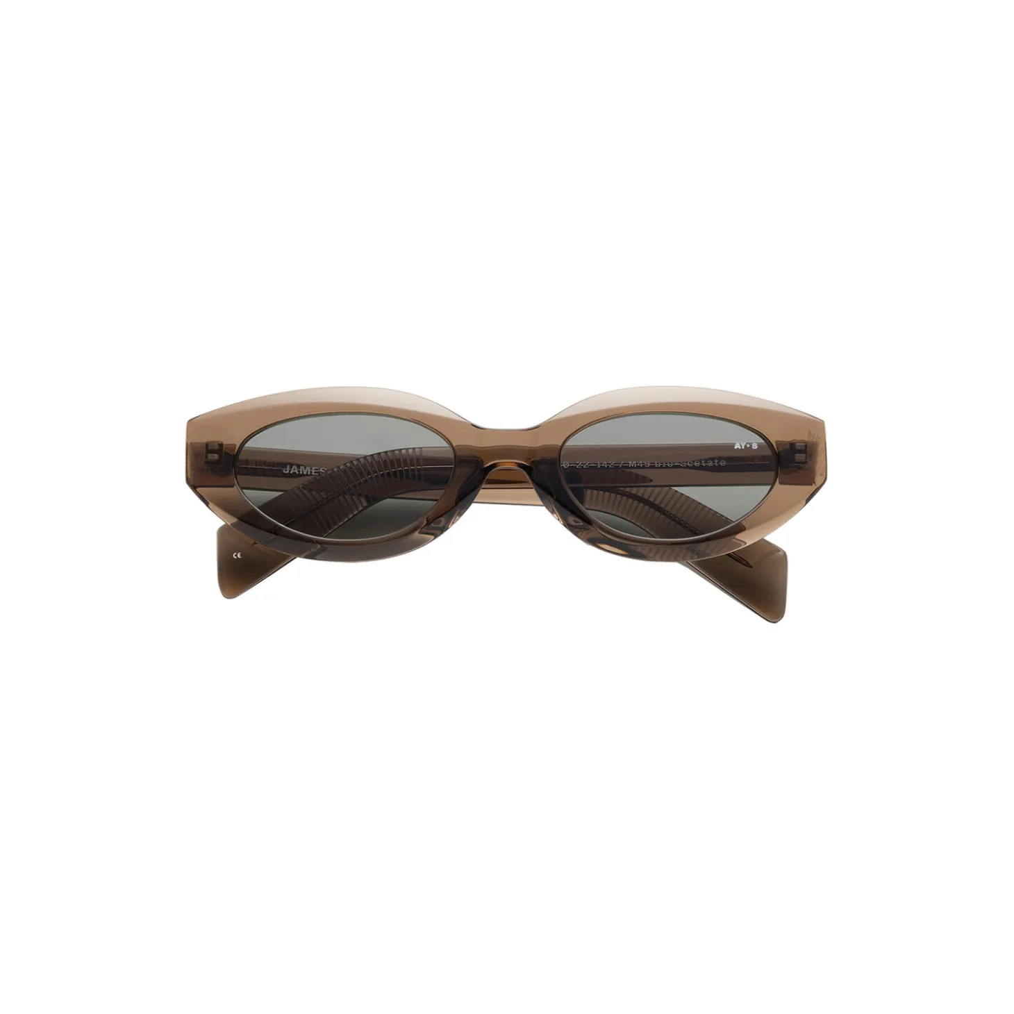 Atti Sunglasses, transparent coffee brown