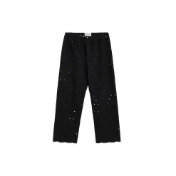 Ava Pant Embroidery, black