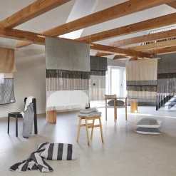 Aymara Cushion, pattern cream