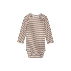 Baby Body Stripe, almond/offwhite