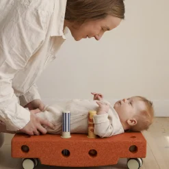 Baby motoriksæt, burnt orange/dusty green