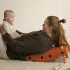 Baby motoriksæt, burnt orange/dusty green