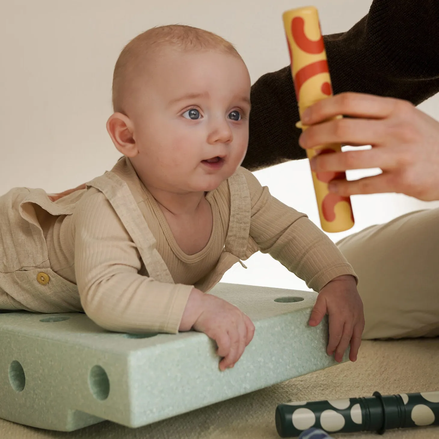 Baby motoriksæt, ocean mint/forest green