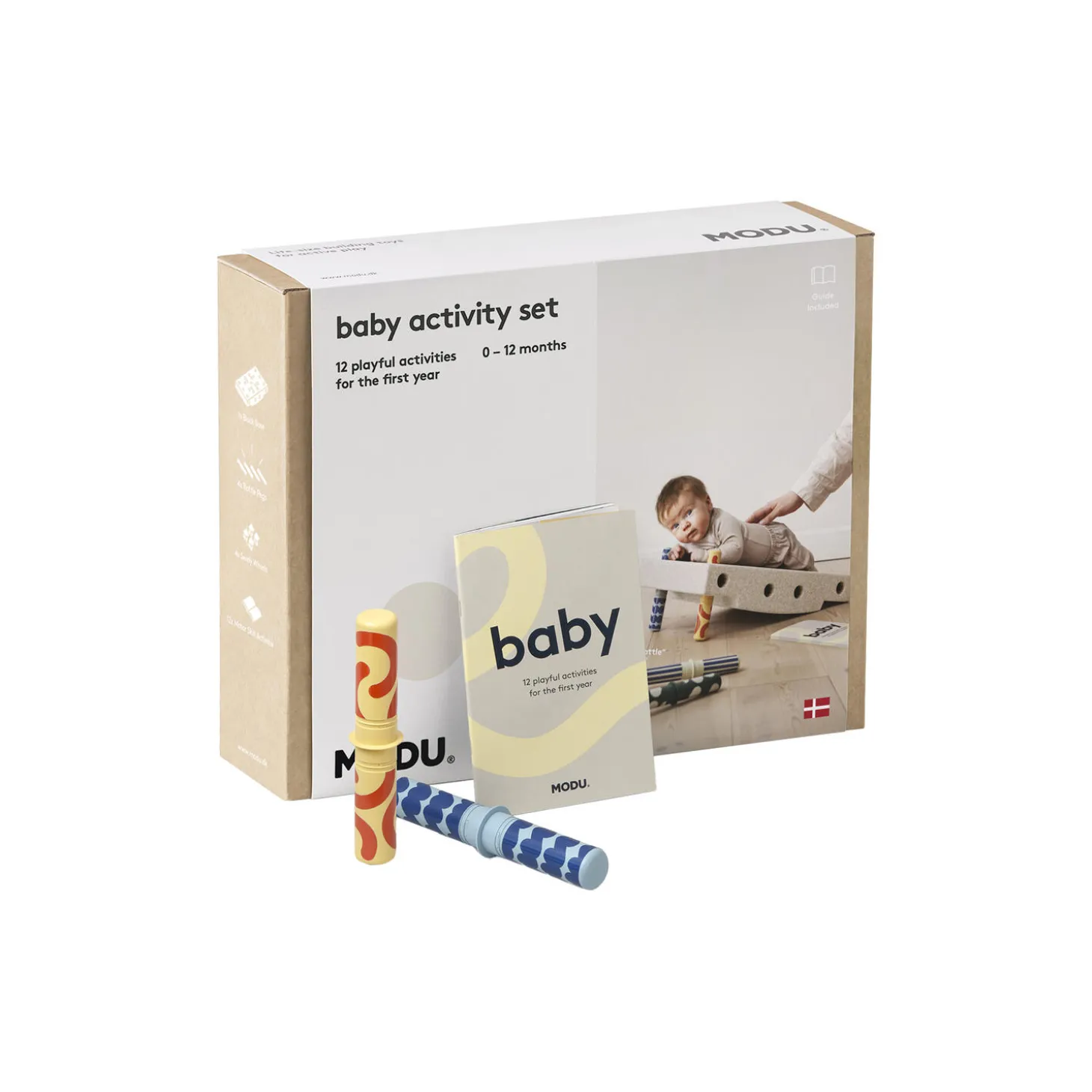 Baby motoriksæt, sand grey/honey yellow