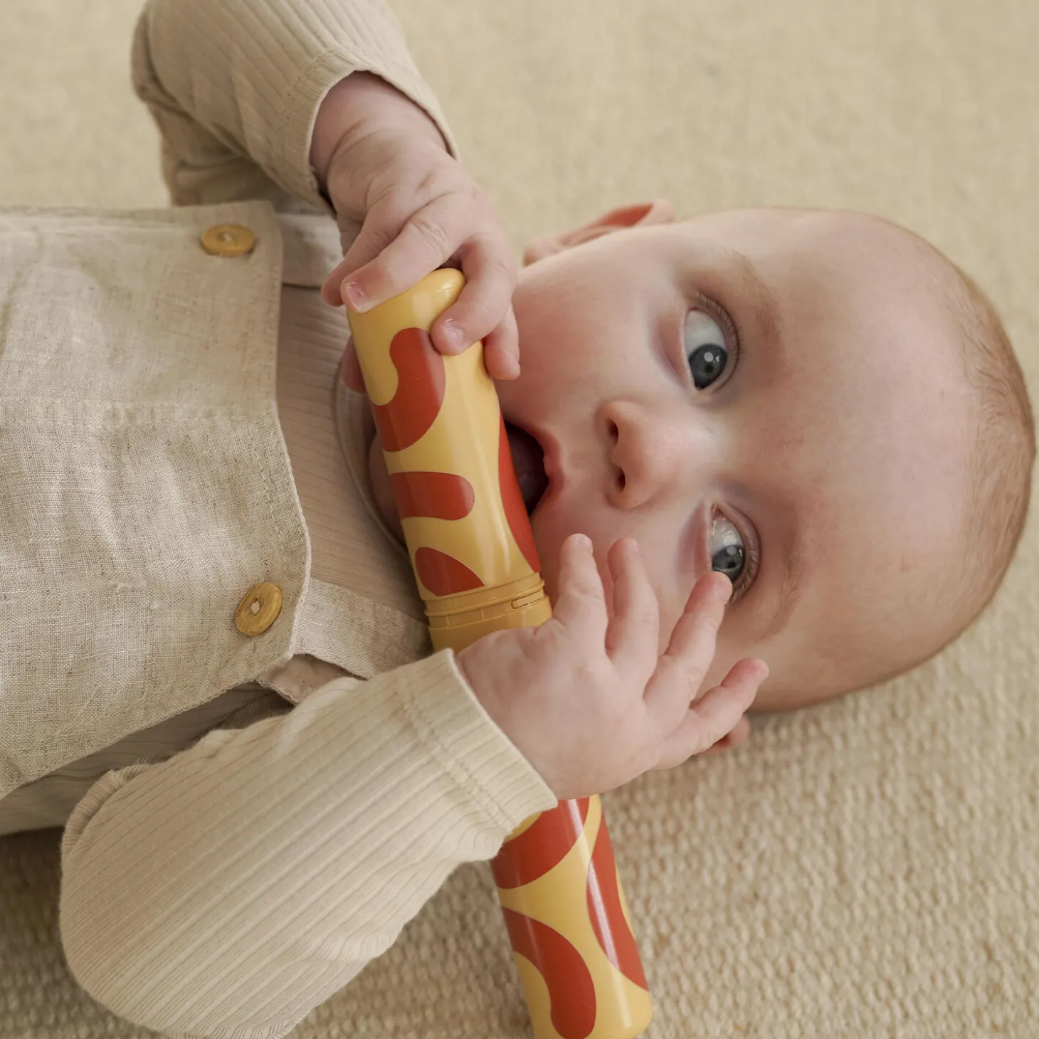 Baby motoriksæt, sand grey/honey yellow