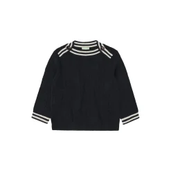 Baby ZigZag Blouse, dark navy