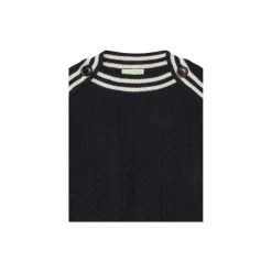 Baby ZigZag Blouse, dark navy