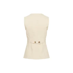 BaccaIW Waistcoat, ecru
