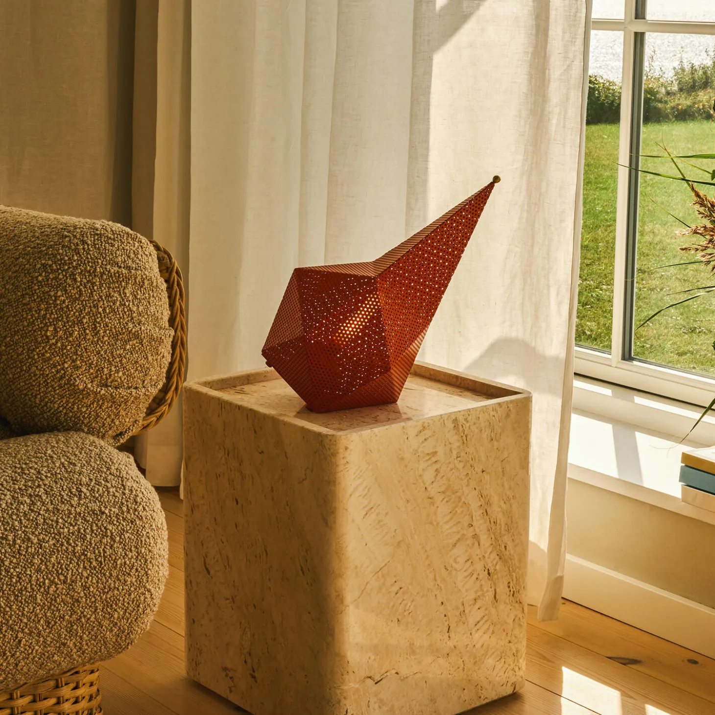 Bagdad Portable Lamp, international orange