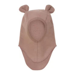 Balaclava Ears Wool Fleece, burlwood