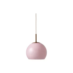 Ball Glass Pendant, light pink