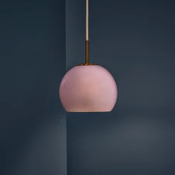 Ball Glass Pendant, light pink