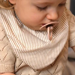 Bandana savlesmæk 2-pak, classic stripes camel