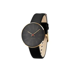 Bankers armbåndsur, grey/gold/black