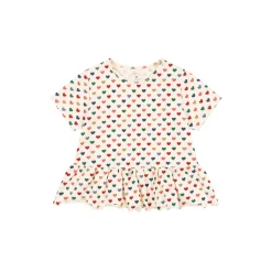 Basic Frill Tee, coeur coloré