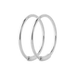Basic Hoops, silver