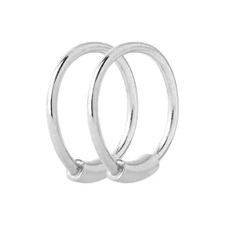 Basic Hoops, silver
