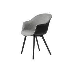 Bat Dining Chair Front Upholstered, Remix 152/black