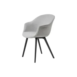 Bat Dining Chair Fully Upholstered, Remix 3 123/black
