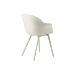 Bat Dining Chair Outdoor, alabaster white