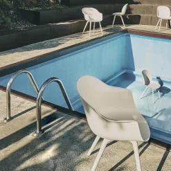 Bat Dining Chair Outdoor, new beige