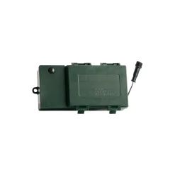 Battery box plain, dark green
