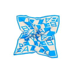 BB CHESS tørklæde, blue/creme