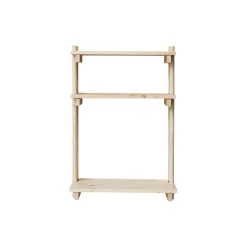 Beam Wall Office Shelf 3, pine