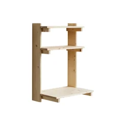 Beam Wall Office Shelf 3, pine