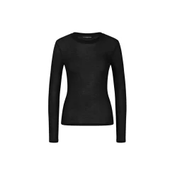 Beauty Layers Top LSL Crew Neck, black