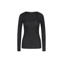 Beauty Layers Top Scoop Neck, black