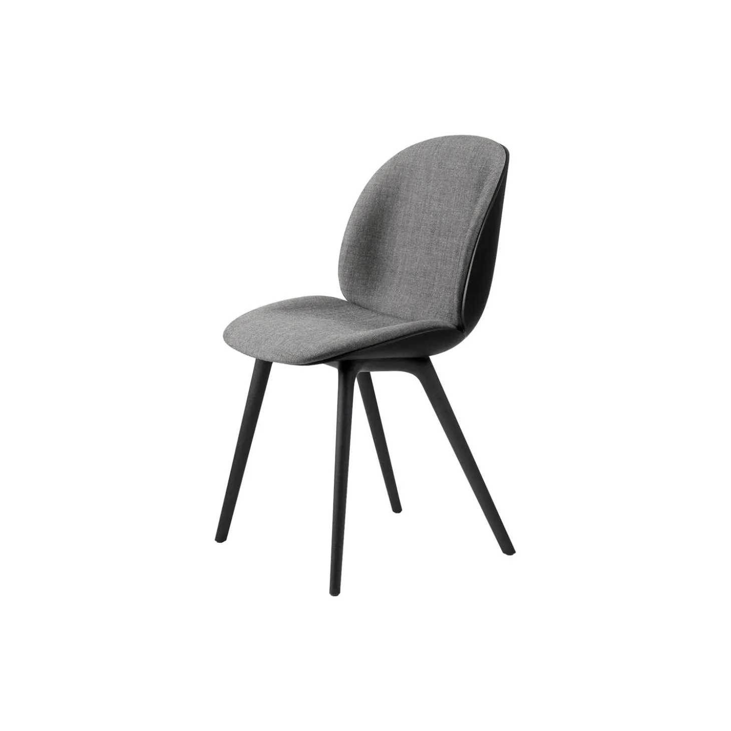 Beetle Dining Chair Front Upholstered, Remix 152/black