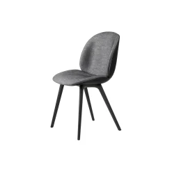Beetle Dining Chair Front Upholstered, Plain 0023/black