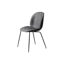 Beetle Dining Chair Front Upholstered, Plain 0023/black matt