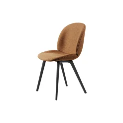 Beetle Dining Chair Fully Upholstered, Around Bouclé 032/black