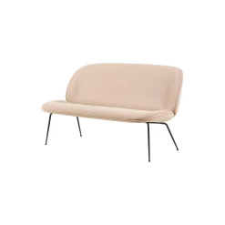 Beetle 2-seater Sofa, Sunday 034/black matt