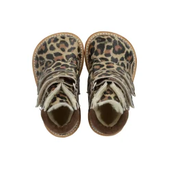 Begynder TEX-vinterstøvle, beige leo/taupe