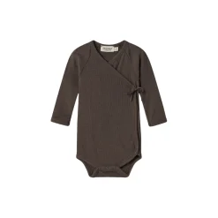 Belita LS Wrap Bodysuit, terre