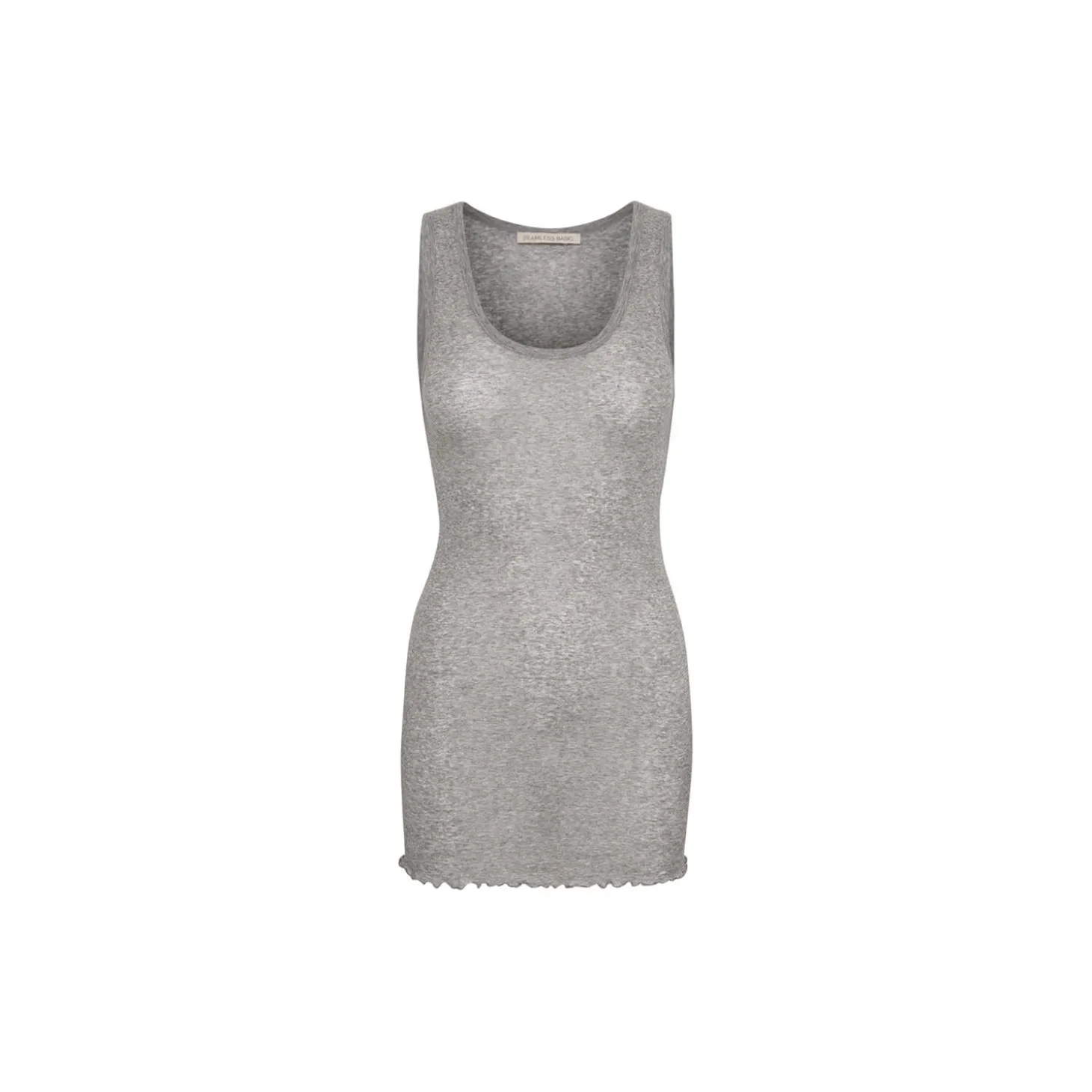 Bella top, grey melange