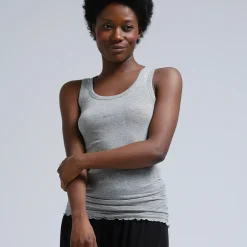 Bella top, grey melange