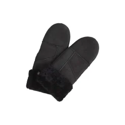 BellaMBG Sheepskin Mitten, black