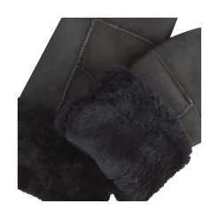 BellaMBG Sheepskin Mitten, black