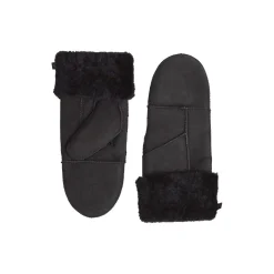 BellaMBG Sheepskin Mitten, black