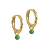 Belle hoops, grass green